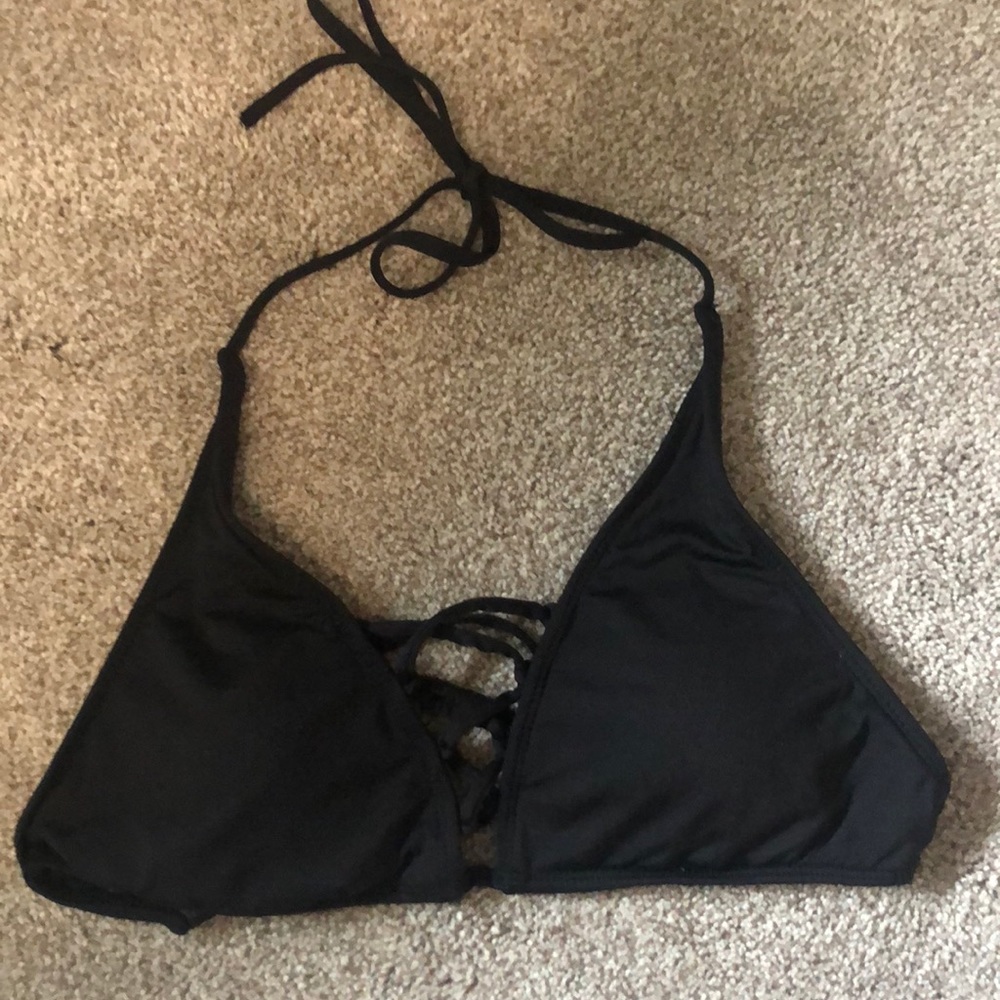 Black, target bikini top